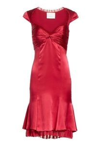 Cinq à Sept Marnie 100% Satin Cocktail Dress NWOT